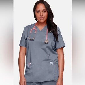 Cherokee Gray Scrub Top